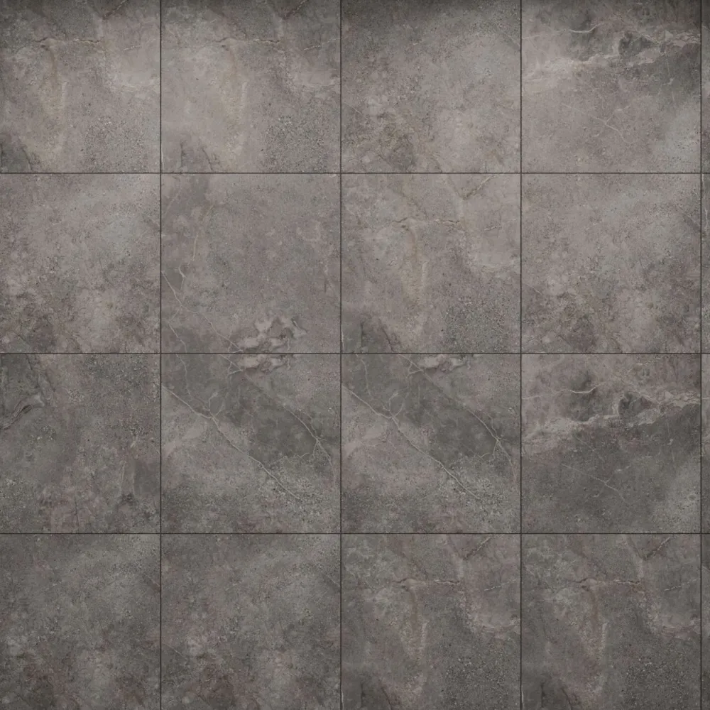 Lattialaatta Stone Age Anthracite, 59.2x59.2cm, matta*Pukkila Best
