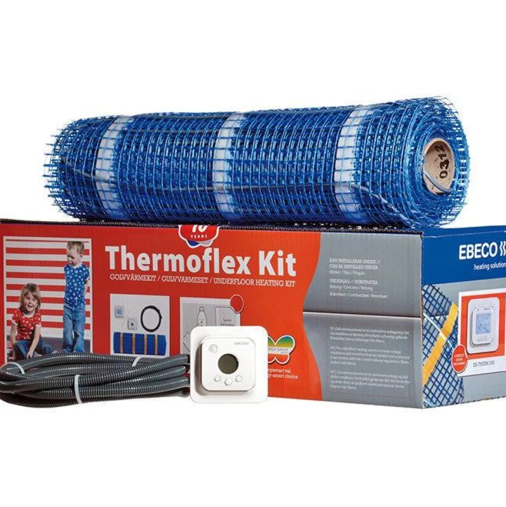 Lattialämmitysmatto Thermoflex Kit 200, eri vaihtoehtoja*Ebeco
