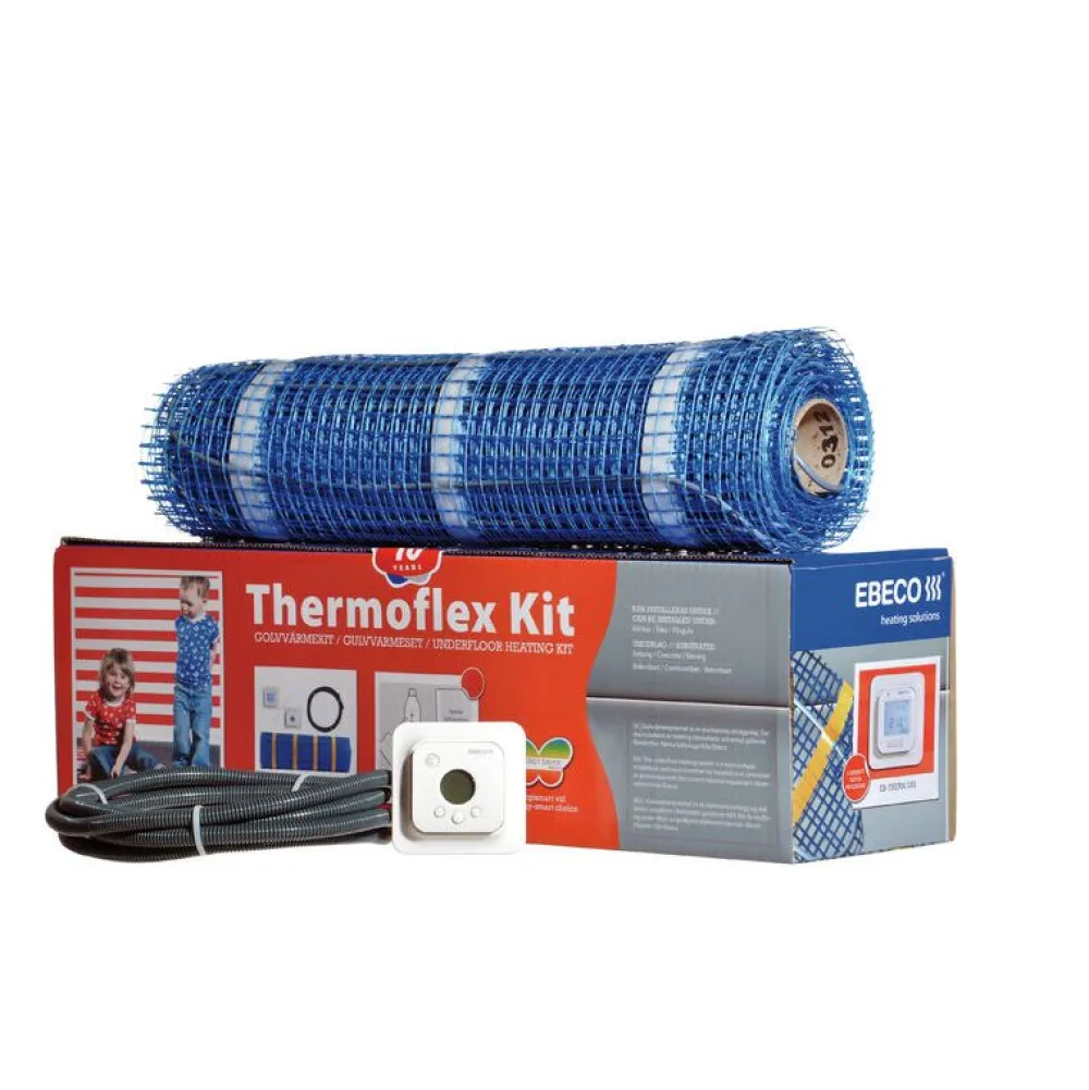 Lattialämmitysmatto Thermoflex Kit 200, eri vaihtoehtoja*Ebeco