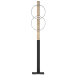 Lattiavalaisin Boyal, 150cm, 2xLED 12W, IP20, musta/puu Lattiavalaisimet