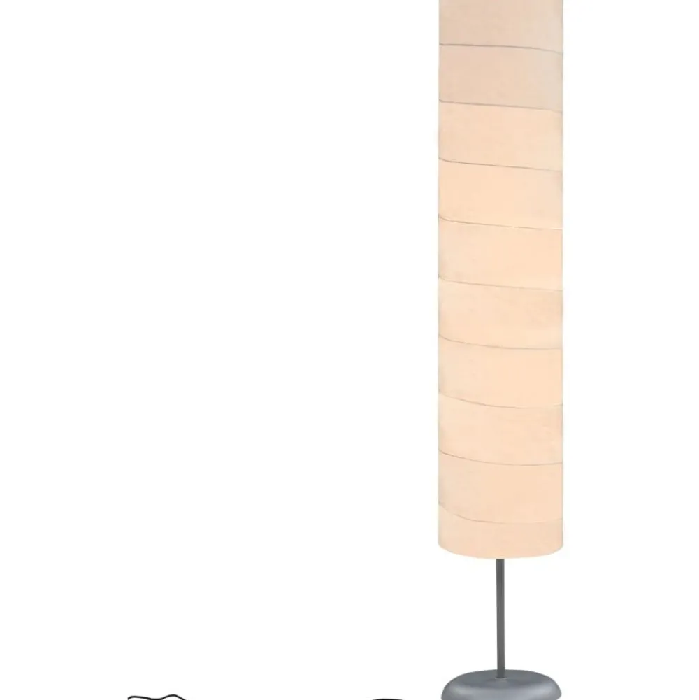 Clearance Lattiavalaisin jalustalla 121 cm valkoinen e27 Lattiavalaisimet
