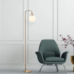 Lattiavalaisin Dor v2, musta*Linento Lighting Clearance