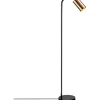 Discount Lattiavalaisin Emek 120 cm musta/kulta Lattiavalaisimet