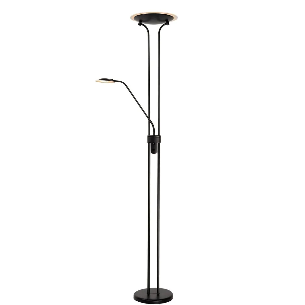 Lattiavalaisin Champion LED 20+4 W IP20 1800 mm Ø 254 mm metalli/lasi musta*Lucide Outlet