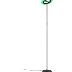 Lattiavalaisin Samba LED säädettävä värilämpötila RGBW 175cm mattamusta Lattiavalaisimet