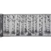 Laudeliina Koivikko 45x160 cm valkoinen/musta*Jokipiin Pellava Clearance