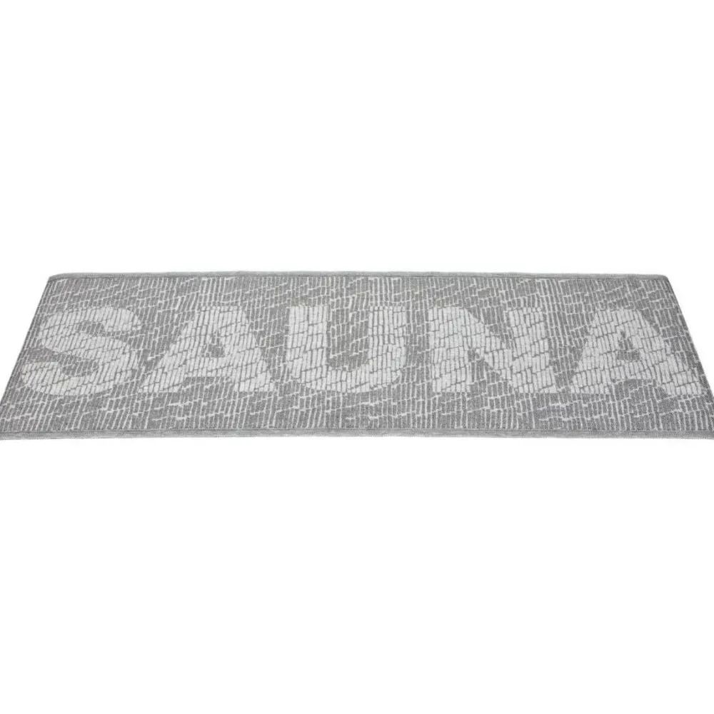 Laudeliina Saunatikut 45x160 cm valkoinen/musta*Jokipiin Pellava Online