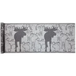 Sale Laudeliina Kaiku 45x160 cm valkoinen/tummanharmaa Saunatekstiilit|Saunat