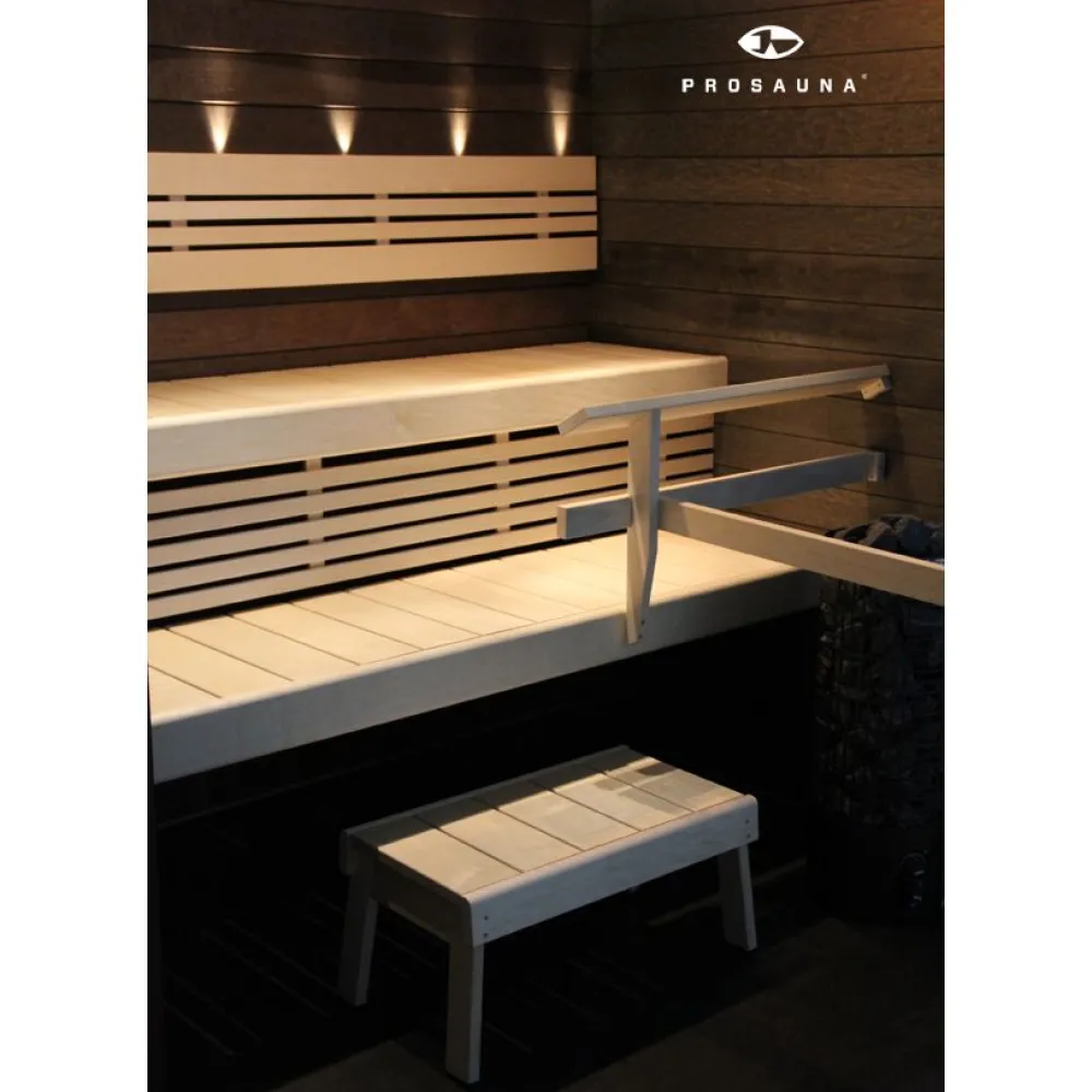 Laudepaketti Basic 240 leveys max 2400 mm haapa 53/41*Prosauna Clearance