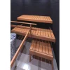 Laudepaketti Basic 240 leveys max 2400 mm leppä 53/53*Prosauna Clearance