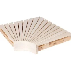 Lauteiden kulmaelementti , haapa, 140x400mm, eri pituuksia*Jokiwood Clearance