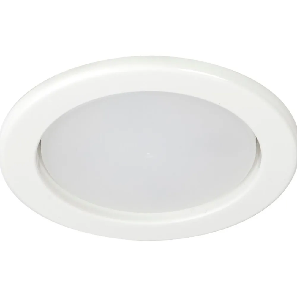 LED-alasvalo Planex, 5W/828, GX53, Ø104x39mm, IP23, valkoinen*Airam Hot