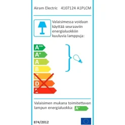 LED-alasvalo Planex, 5W/828, GX53, Ø104x39mm, IP23, valkoinen*Airam Hot