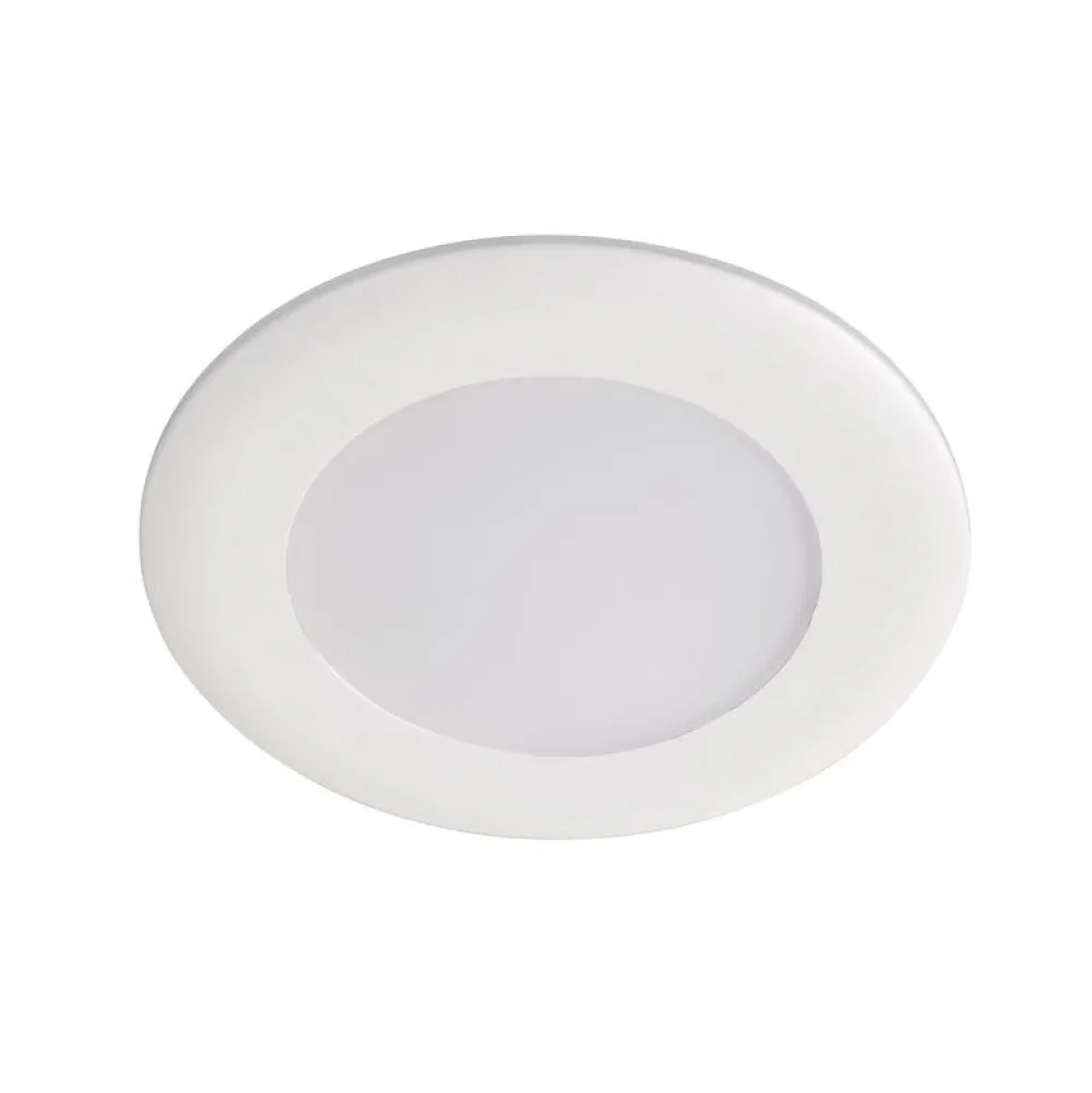 LED-alasvalo Slim Duo IP44 8W/830/840 Dim valkoinen*Airam Online