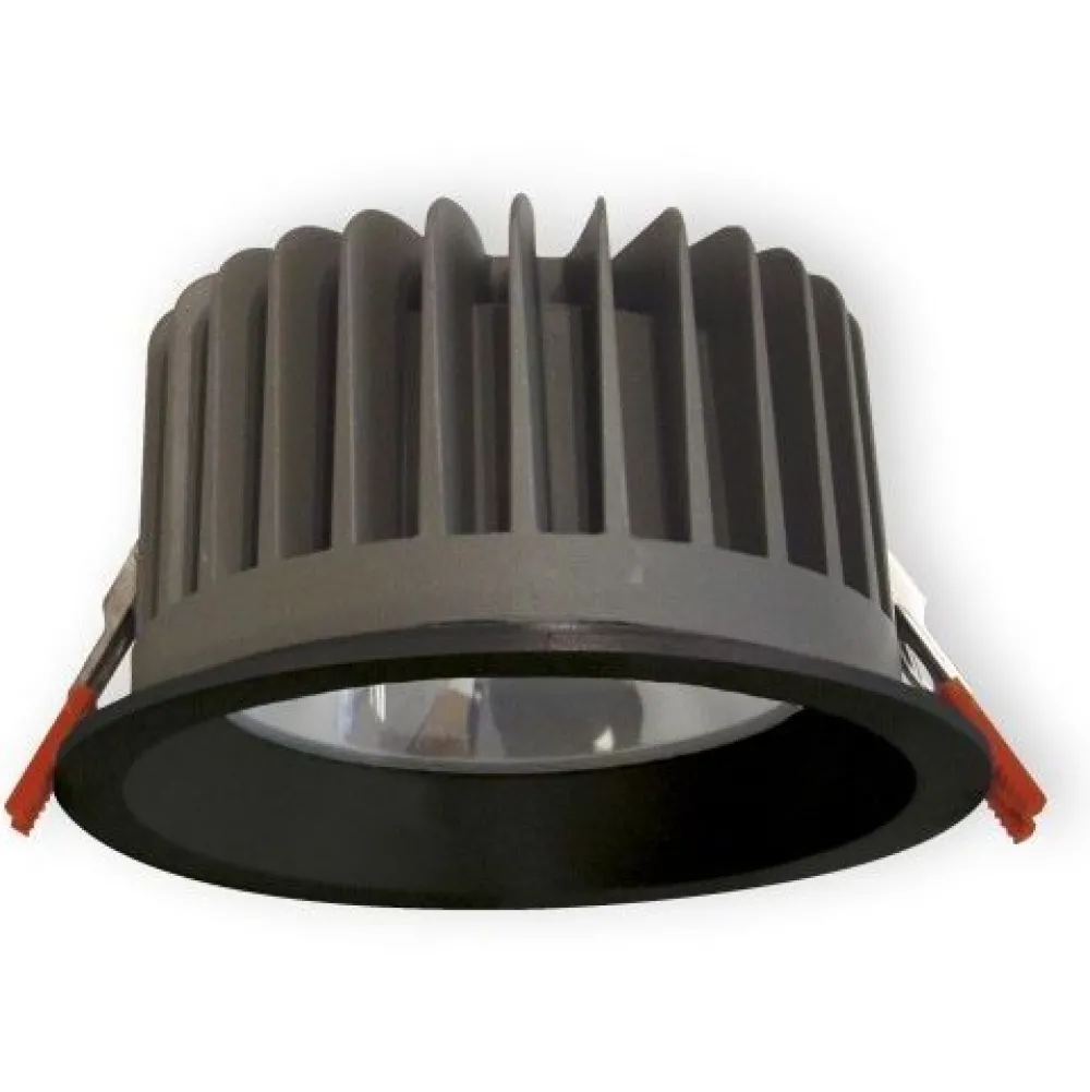 LED-alasvalo OPUS OPU45LBL IP65 4500 lm 840 musta karkaistulla lasikuvulla ulkokäyttöön*Ensto Outlet
