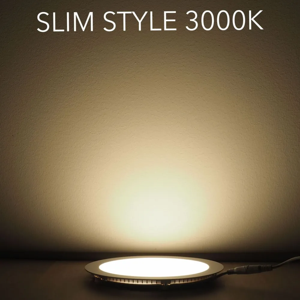 LED alasvalo Slim Style High Power Square, 9W, IP22, eri vaihtoehtoja*FTLight Best