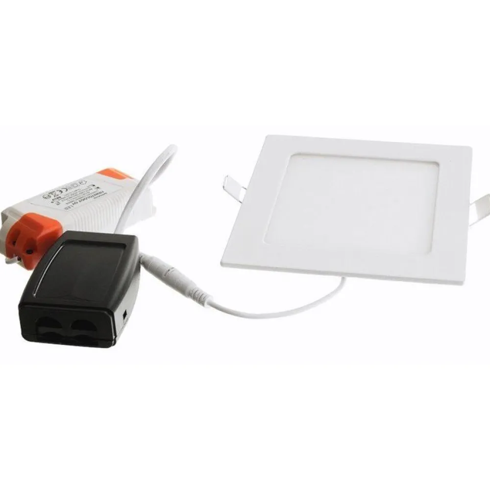 LED alasvalo Slim Style High Power Square, 9W, IP22, eri vaihtoehtoja*FTLight Best