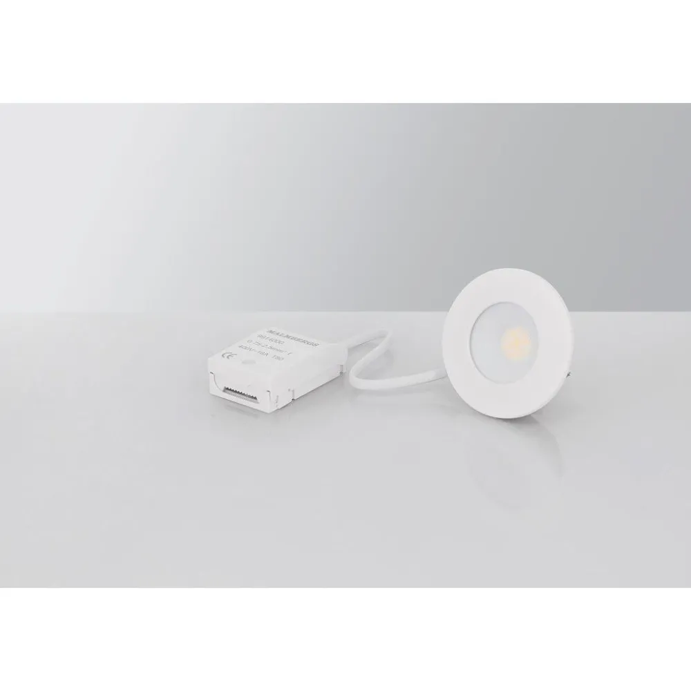 Clearance LED-alasvalo MD-231 5W, IP44, valkoinen Alasvalot|Kylpyhuonevalaisimet