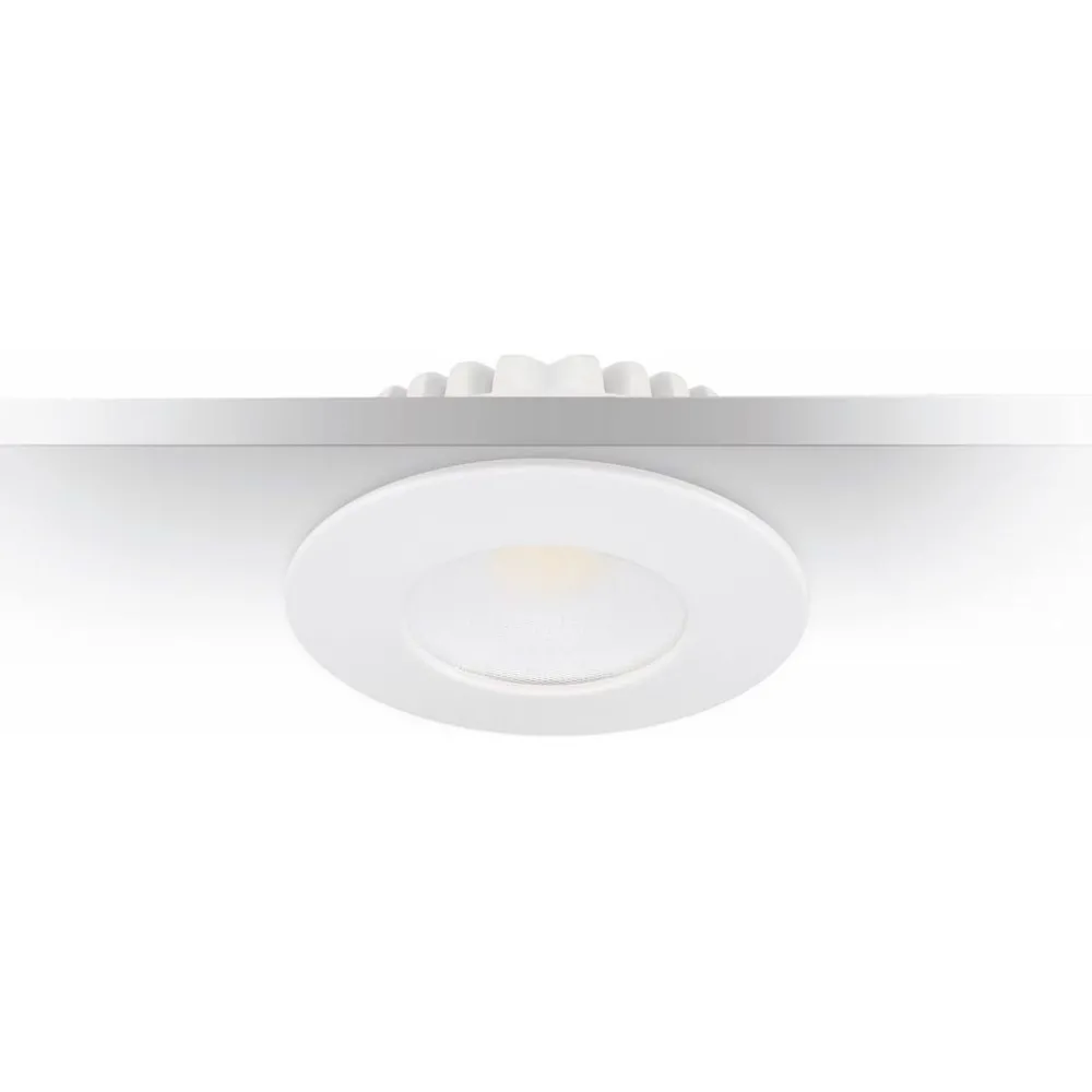 Clearance LED-alasvalo MD-231 5W, IP44, valkoinen Alasvalot|Kylpyhuonevalaisimet