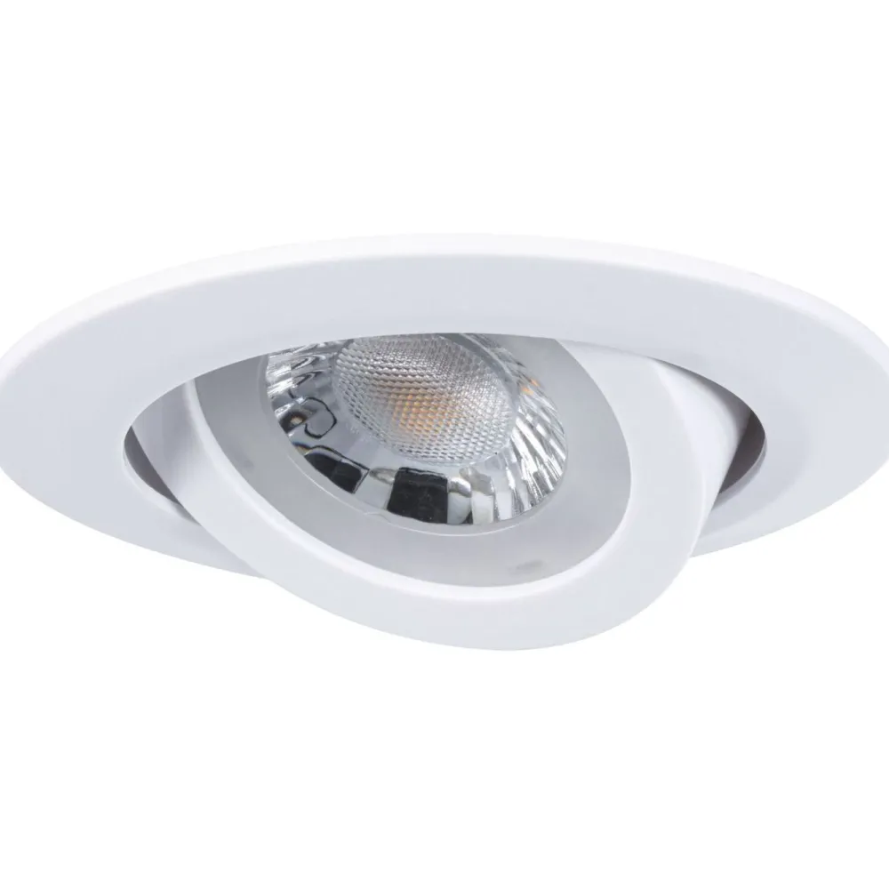 LED-alasvalo Ø82mm kääntyvä 70° 4.8W 10x450lm himmennettävä 3000K valkoinen, 10kpl/pkt*Paulmann Outlet