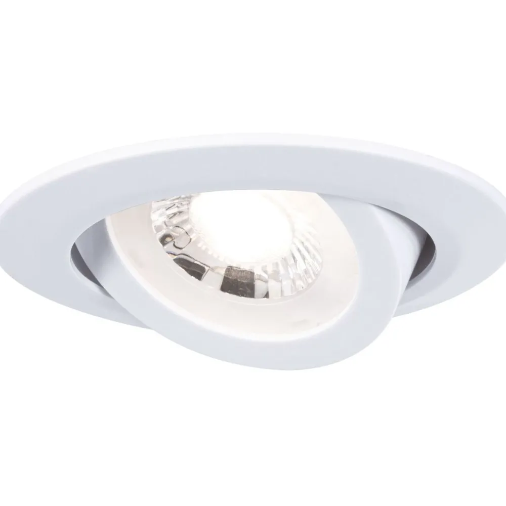 LED-alasvalo Ø82mm kääntyvä 70° 4.8W 10x450lm himmennettävä 3000K valkoinen, 10kpl/pkt*Paulmann Outlet