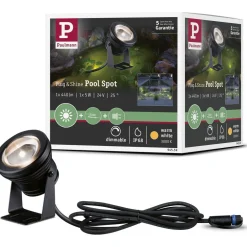 New LED-allasvalaisin Plug & Shine, IP68, 3000K, 5W, musta Suihkulähteet Ja Altaat