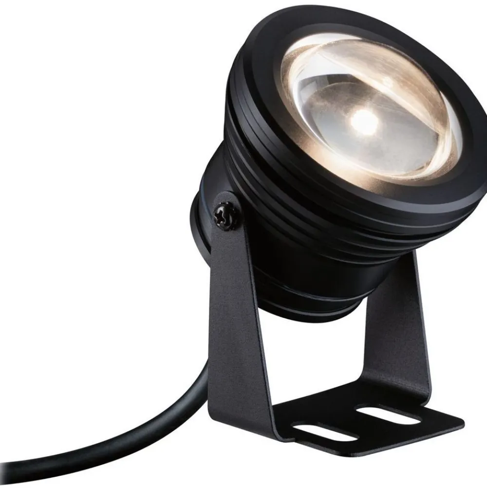 New LED-allasvalaisin Plug & Shine, IP68, 3000K, 5W, musta Suihkulähteet Ja Altaat