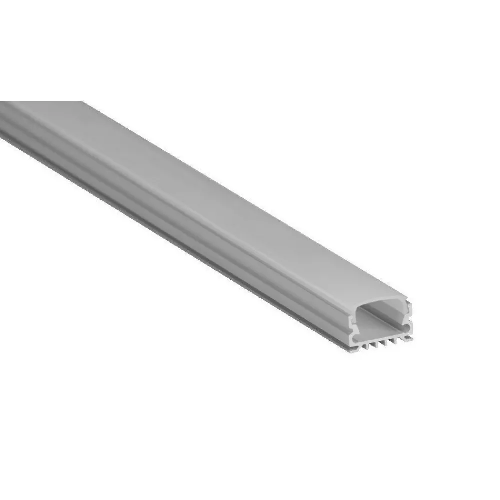 Sale LED-asennuslista Large läpikuultava kansi 2000x18,5x10 mm alumiini Led-Listat|Led-Valot