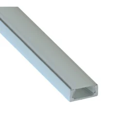 Hot LED-asennuslista Slim läpikuultava kansi 2000x15x6 mm alumiini Led-Listat|Led-Valot
