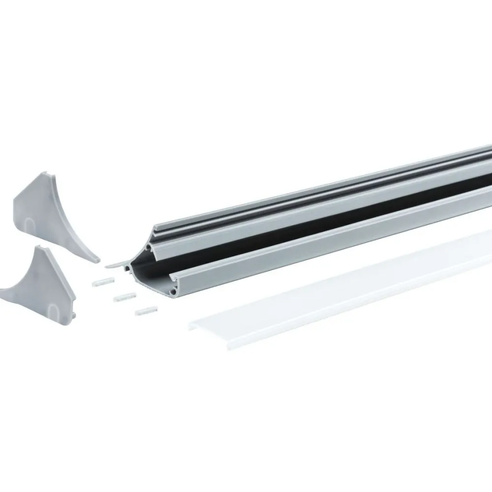 LED-Asennuslista Function Corner 2m harmaa*Paulmann New