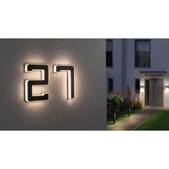 LED-Aurinkokennonumerovalaisin eri vaihtoehtoja*Paulmann Discount