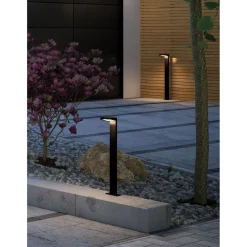 LED-Aurinkokennopollarivalaisin Solar Ryse 5W liiketunnistin antrasiitti*Paulmann Best