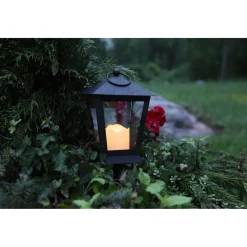 Clearance LED-hautalyhty Serene, 40cm, musta Lyhdyt