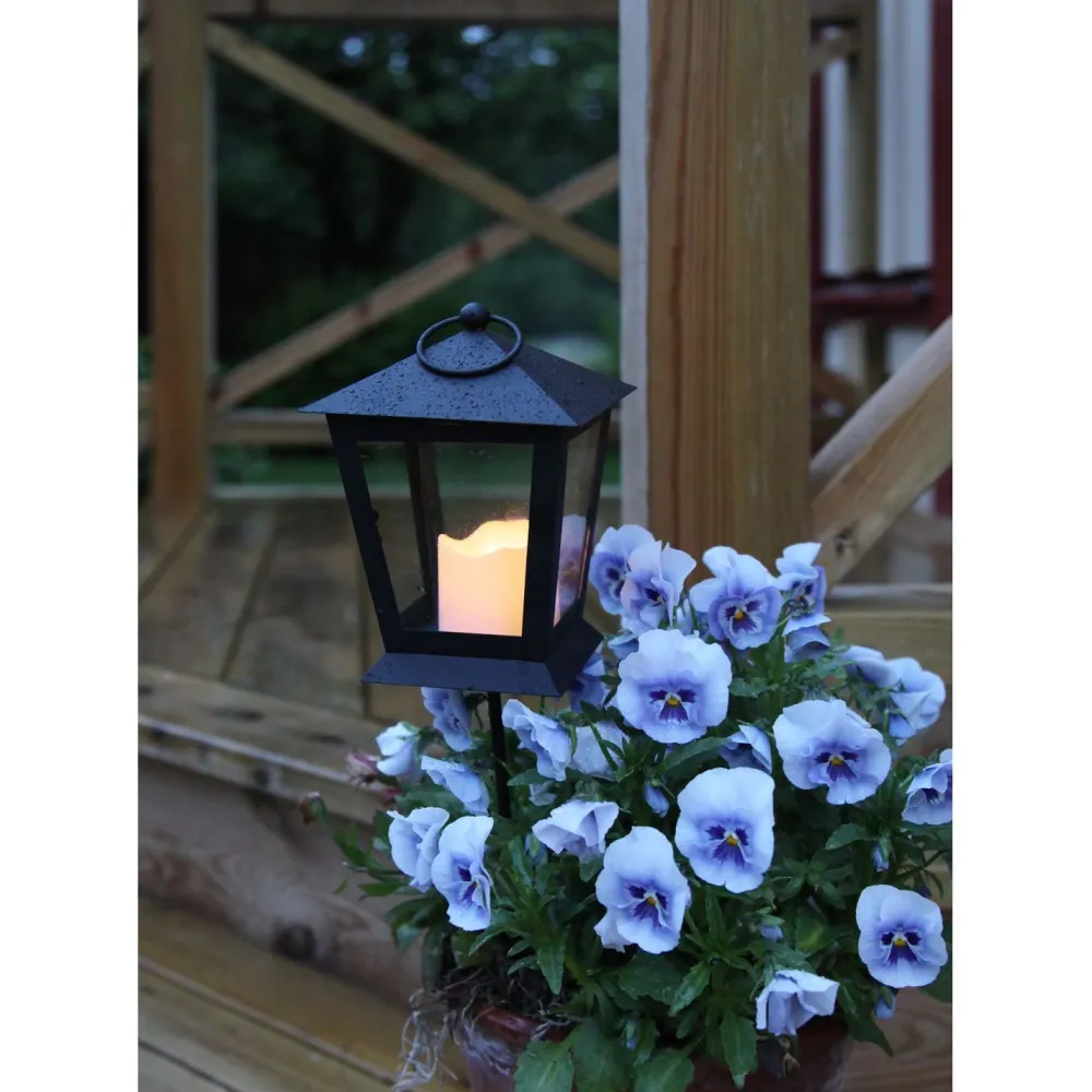 Clearance LED-hautalyhty Serene, 40cm, musta Lyhdyt