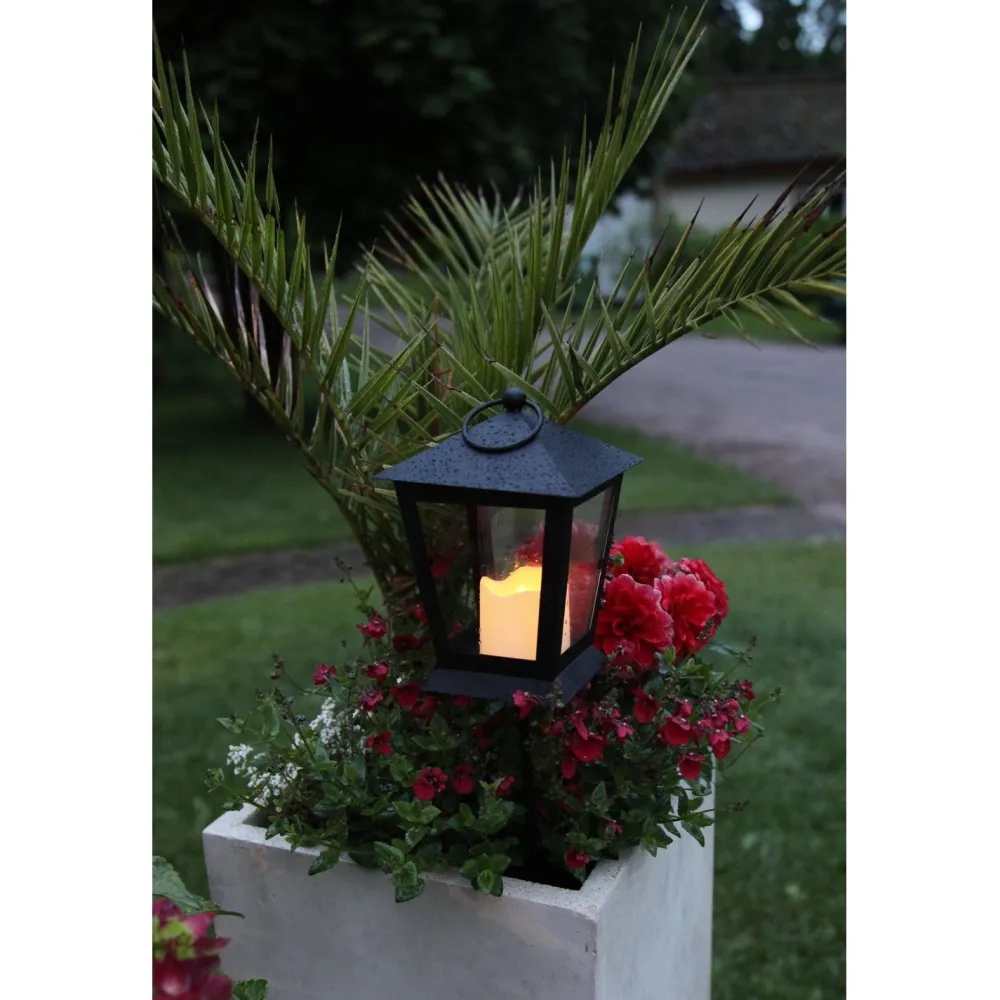 Clearance LED-hautalyhty Serene, 40cm, musta Lyhdyt