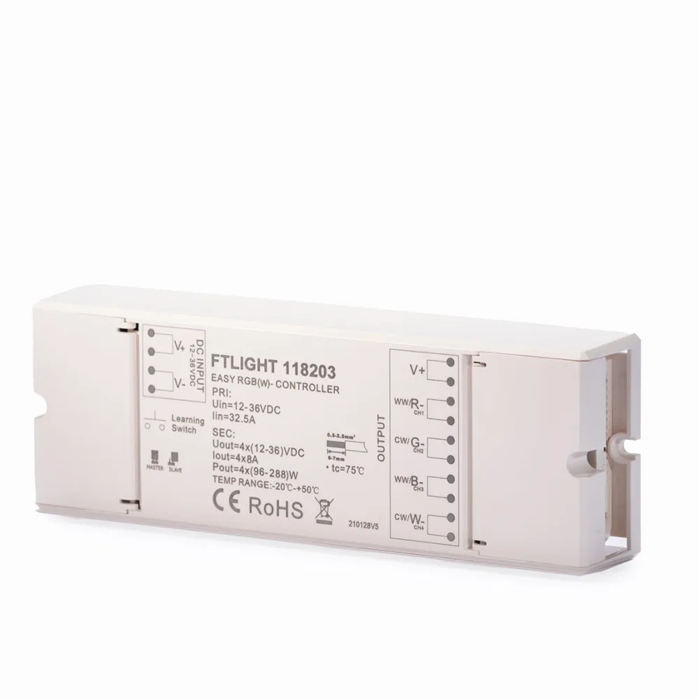 LED-himmennin/vastaanotin Perfect langaton RF/WIFI 4-kanavainen 12-36VDC 8A*FTLight Hot