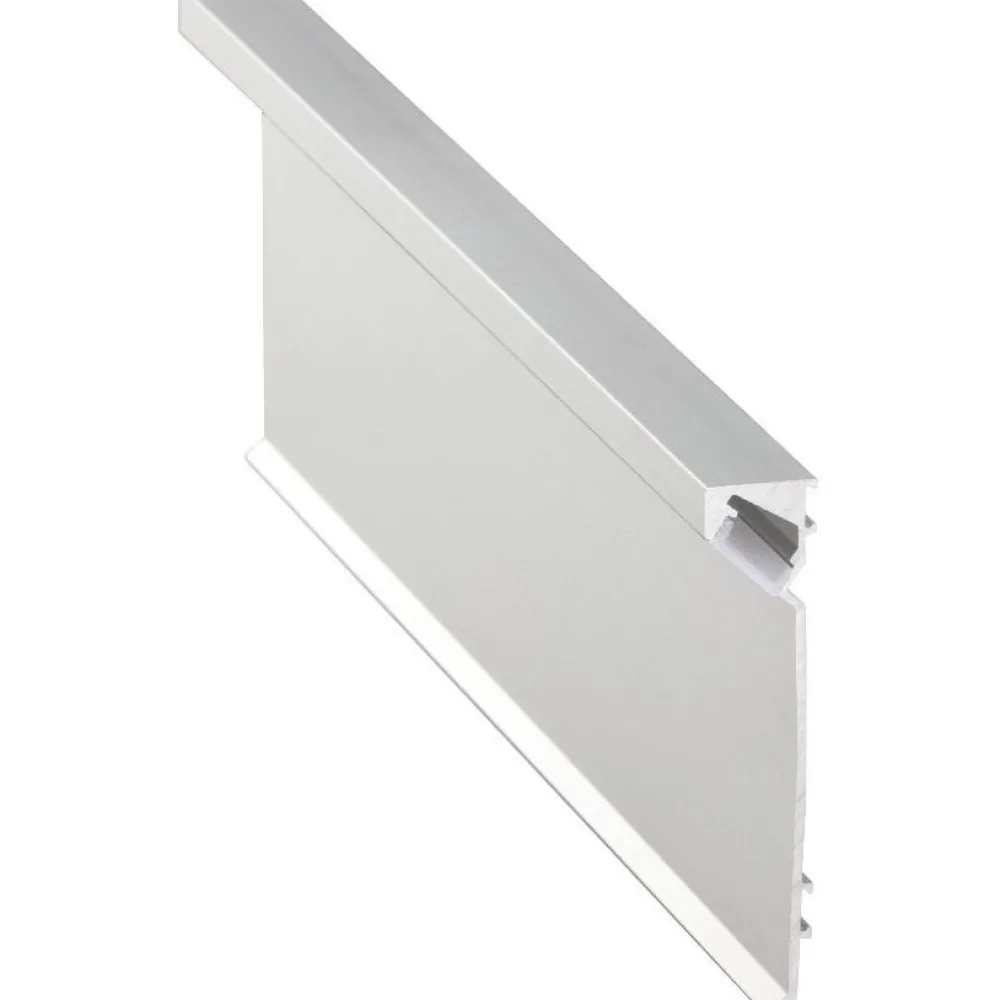 LED-jalkalistan sisäkulmapala I-320A, alumiini, mattahopea*Euroshrink Clearance