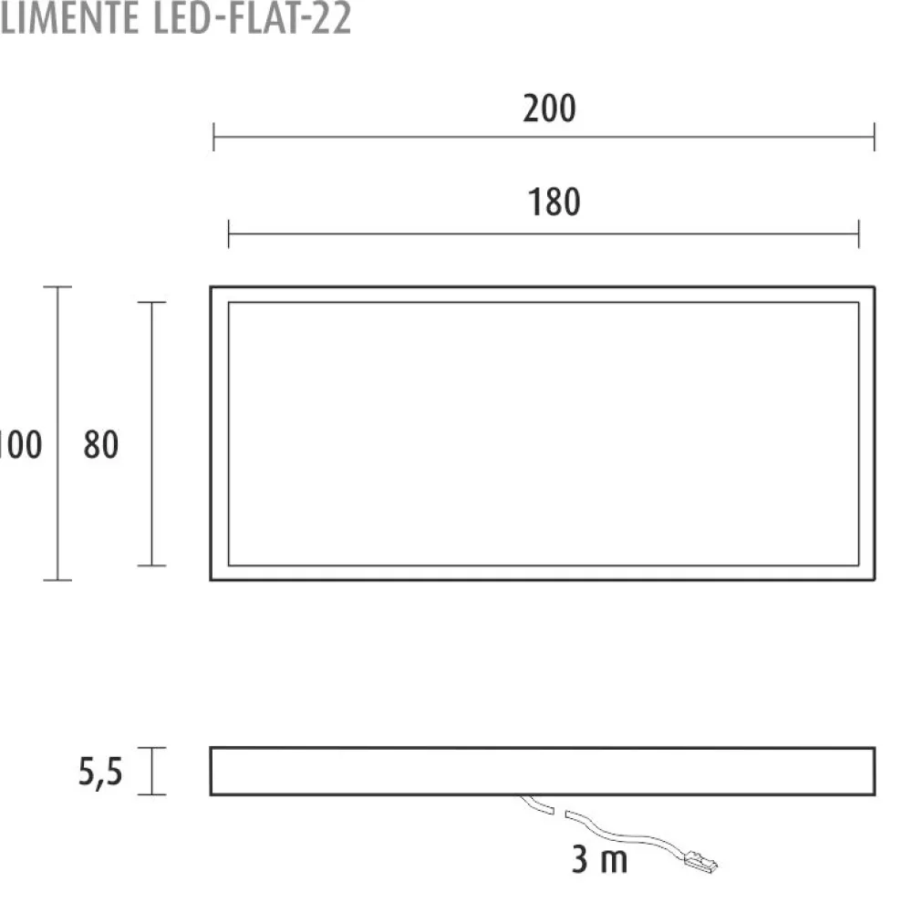 LED-kalustevalaisin LED-Flat 22 7.6 W valkoinen Keittiövalaisimet
