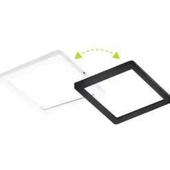 LED-kalustevalaisin Flat 12 LUX 5 kpl + virtalähde valkoinen/musta Keittiövalaisimet