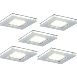 LED-kalustevalaisinsetti LED-Vita 10 5x4.2W 24V kromi*Limente Best