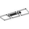 Hot LED-Kattovalaisin Altaflor 3-osainen 100x31,5cm musta Plafondit|Kattovalaisimet