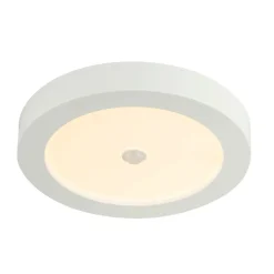 LED-kattovalaisin Paula Ø22,6x3,5cm 18W liiketunnistimella valkoinen*Globo Discount
