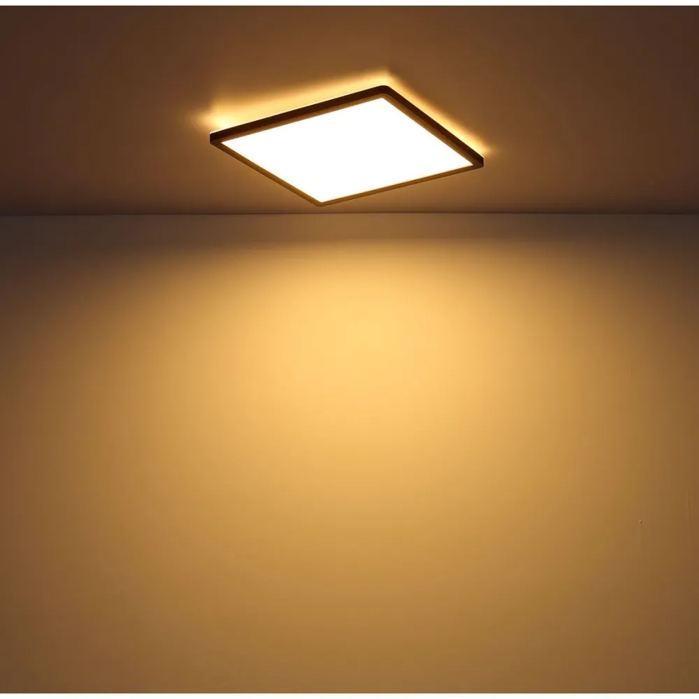 Online LED-kattovalaisin Sapana IP44 29,4x29,4 cm eri värejä Plafondit|Kylpyhuonevalaisimet