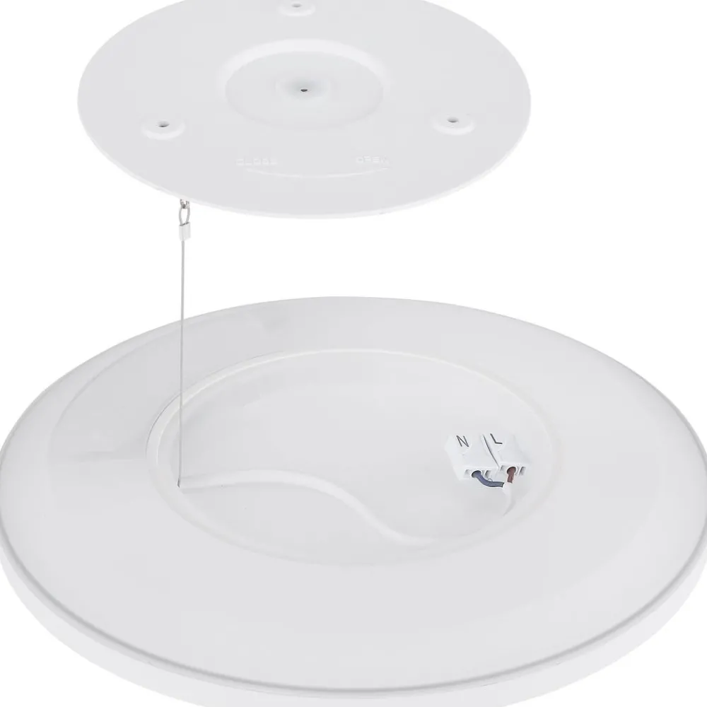Online LED-kattovalaisin Sapana IP44 29,4x29,4 cm eri värejä Plafondit|Kylpyhuonevalaisimet