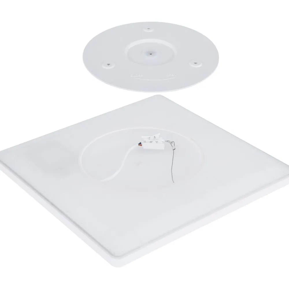 Online LED-kattovalaisin Sapana IP44 29,4x29,4 cm eri värejä Plafondit|Kylpyhuonevalaisimet