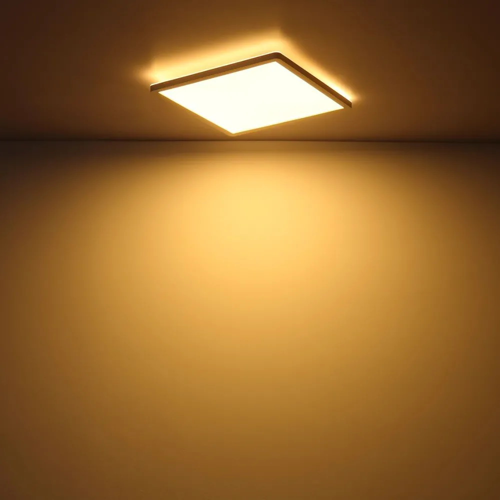Online LED-kattovalaisin Sapana IP44 29,4x29,4 cm eri värejä Plafondit|Kylpyhuonevalaisimet