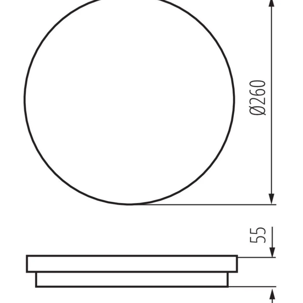 Discount LED-kattovalaisin Beno IP54 Ø26 cm eri värejä Kattovalaisimet|Kattovalaisimet Ulos
