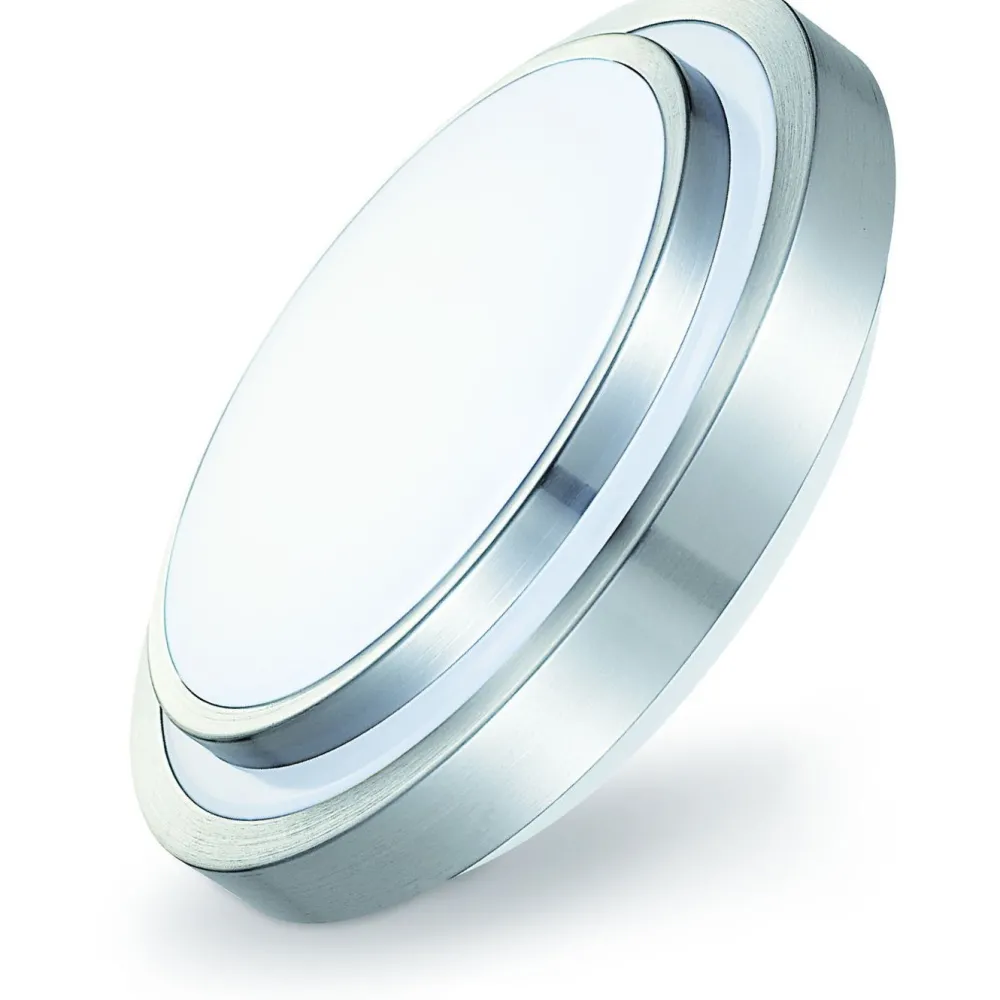 Clearance LED-kattovalaisin , 3000K, alumiinikehys, hopea, eri kokoja Plafondit|Yleisvalaisimet