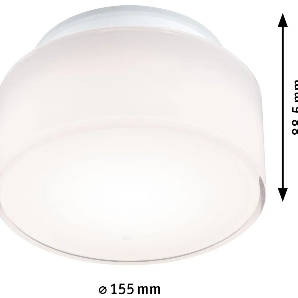 Best LED-kattovalaisin Maro Round, IP44, 3000K, valkoinen Plafondit|Kylpyhuonevalaisimet