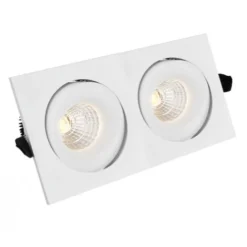 LED-kohdevalaisin QSPOT, 2x5W, IP44, himmennettävä, valkoinen, eri vaihtoehtoja*FTLight New